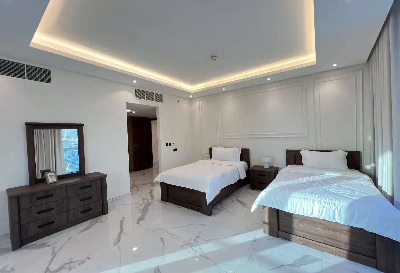 Appartement TOUT NEUF de 2 chambres entièrement meublé, à louer à Lusail MARINA