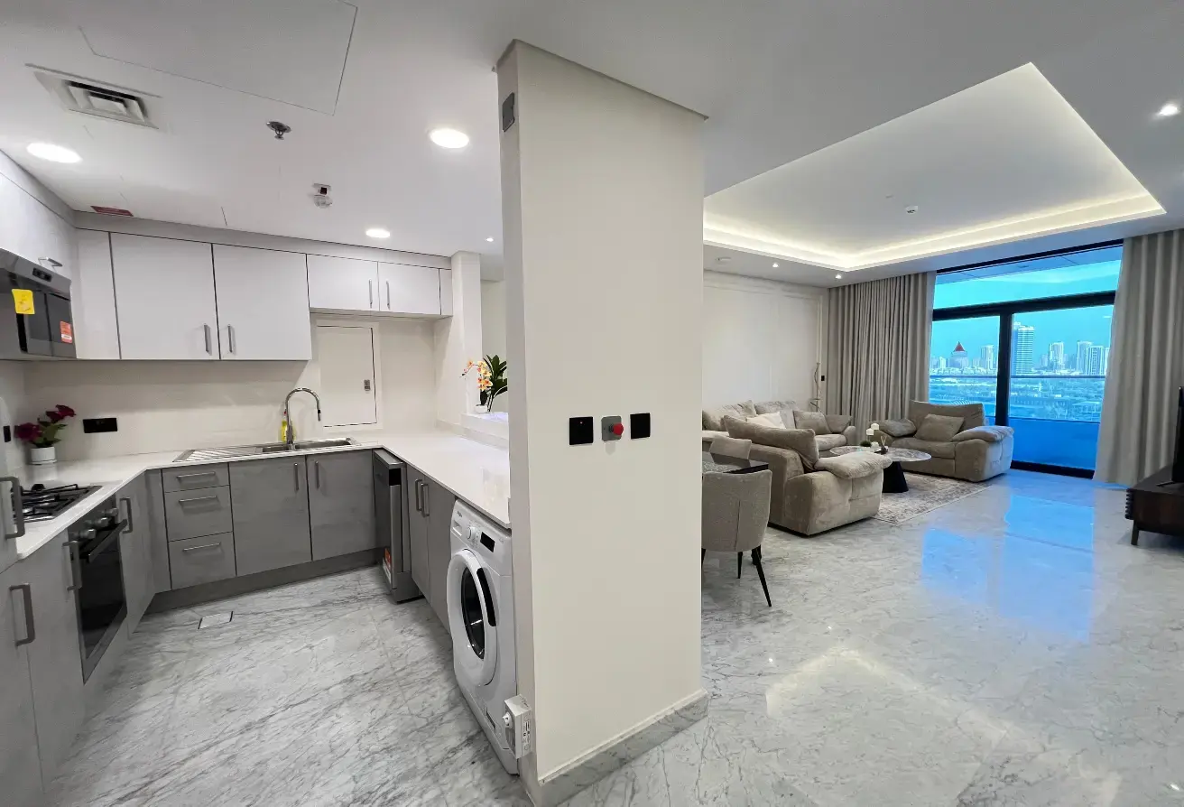 Appartement TOUT NEUF de 2 chambres entièrement meublé, à louer à Lusail MARINA