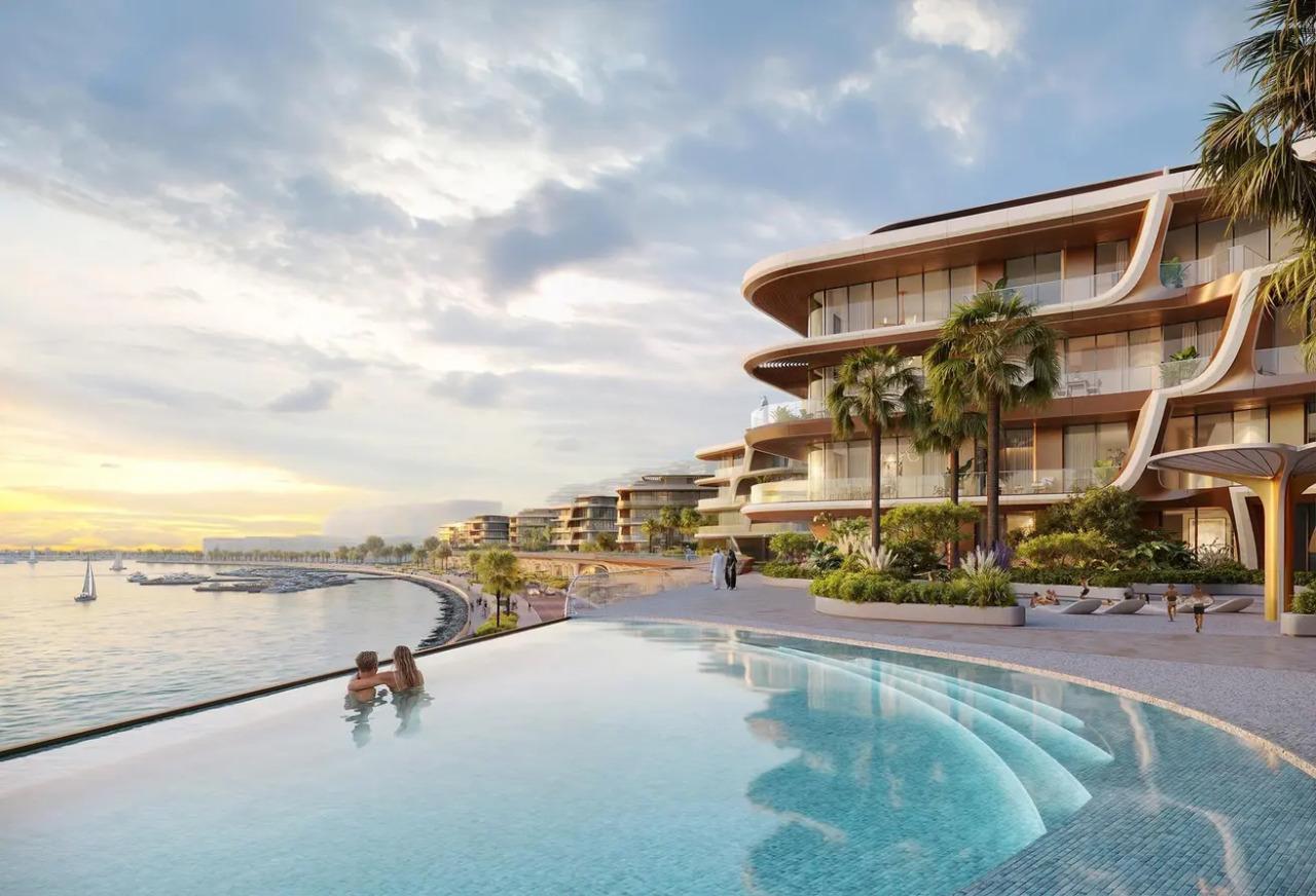 Apartamento de lujo de 1 dormitorio en venta en la isla de Qetaifan