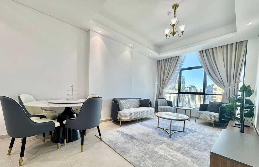 Appartement 2 chambres entièrement meublé et bien situé à louer à Murano Tower, Lusail